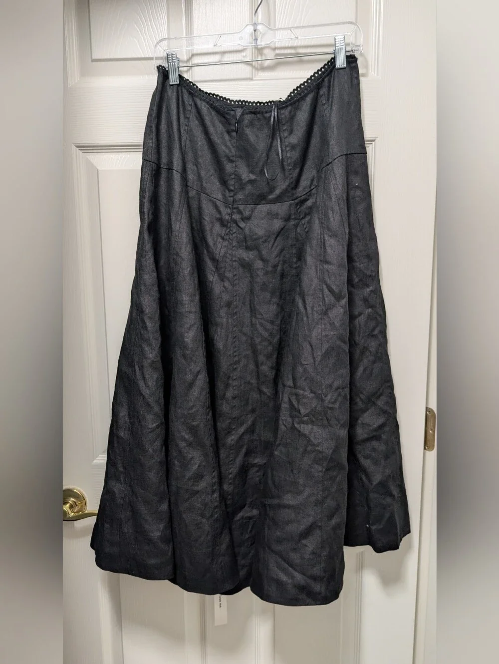NWT Reformation Anatolia Linen Two Piece Set Black - Size 10 Black